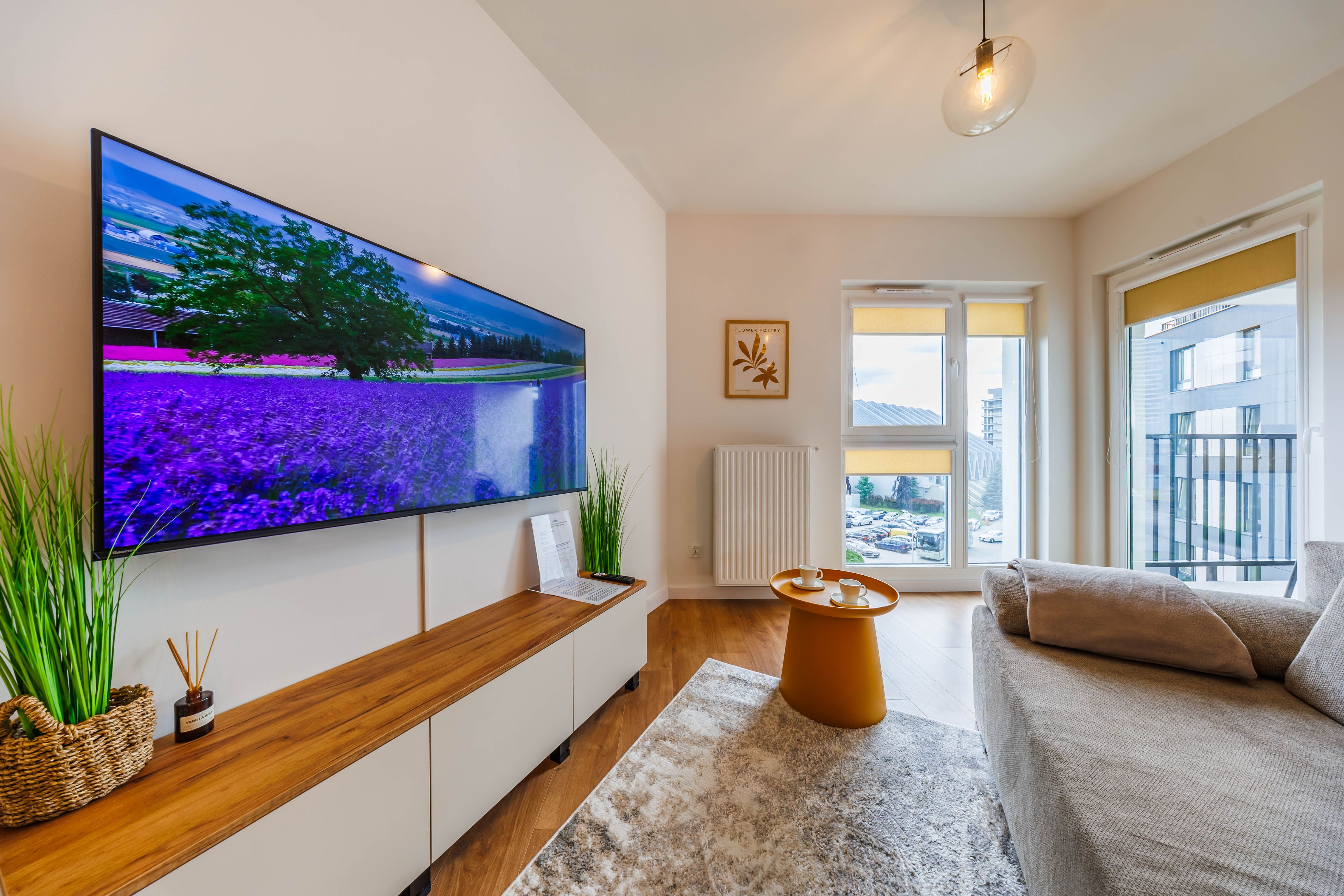 Apartament StayNest – salon